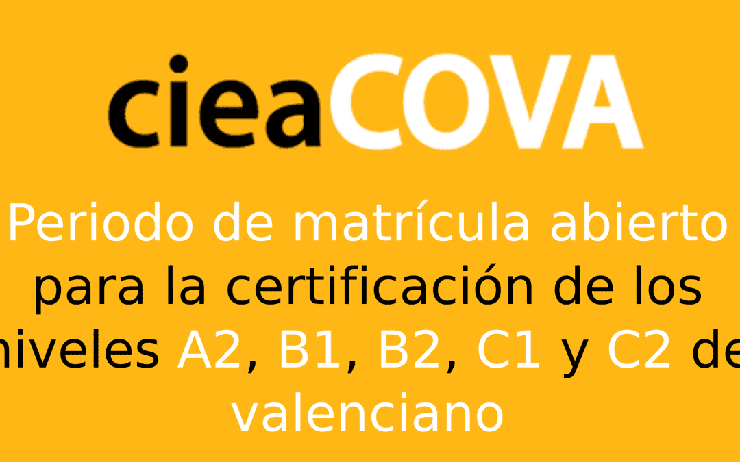 Fechas exámenes CIEAECOVA de enero 2021