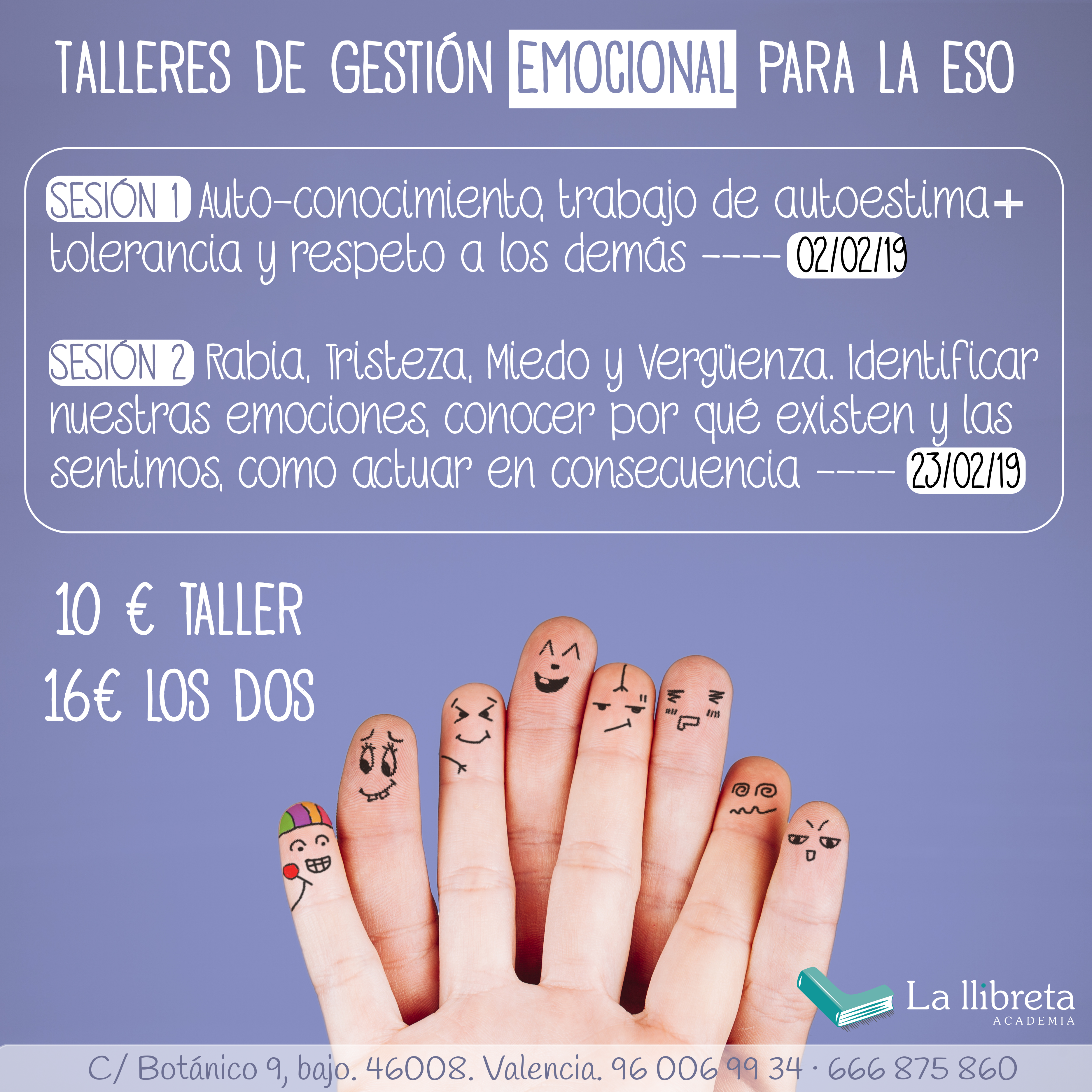 Gestión emocional ESO @ Academia la llibreta | València | Comunidad Valenciana | España