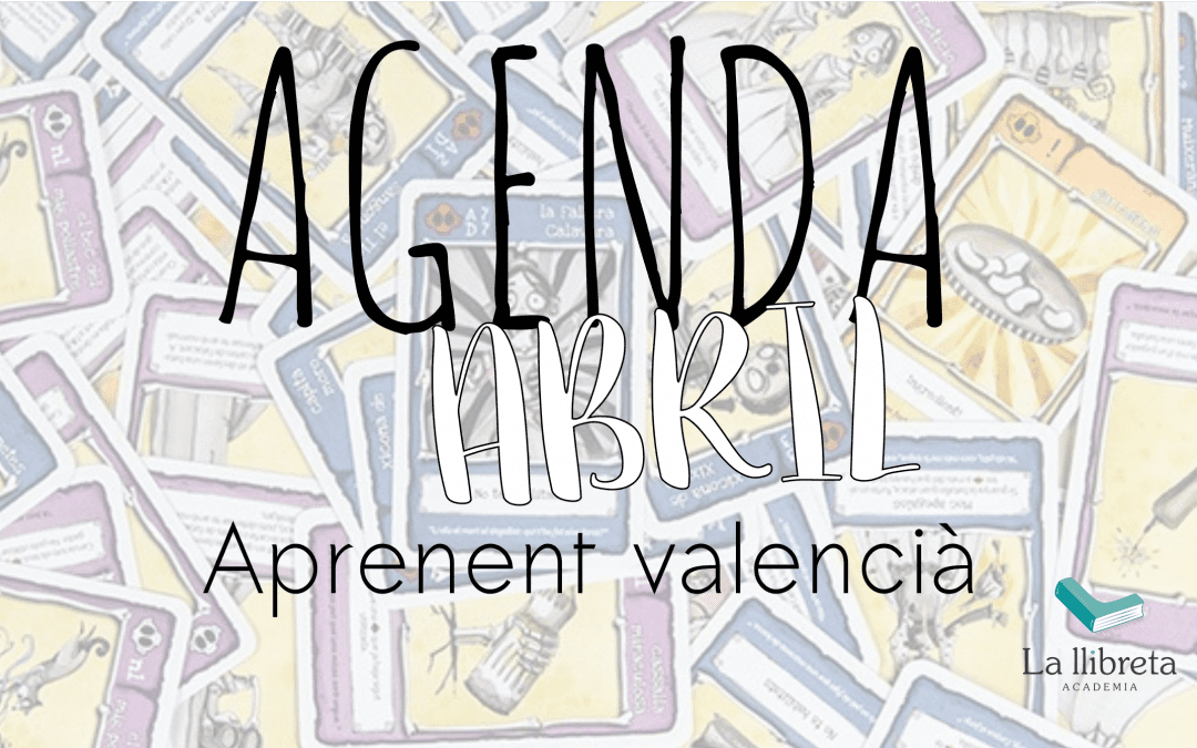 Agenda abril- Aprenent valencià