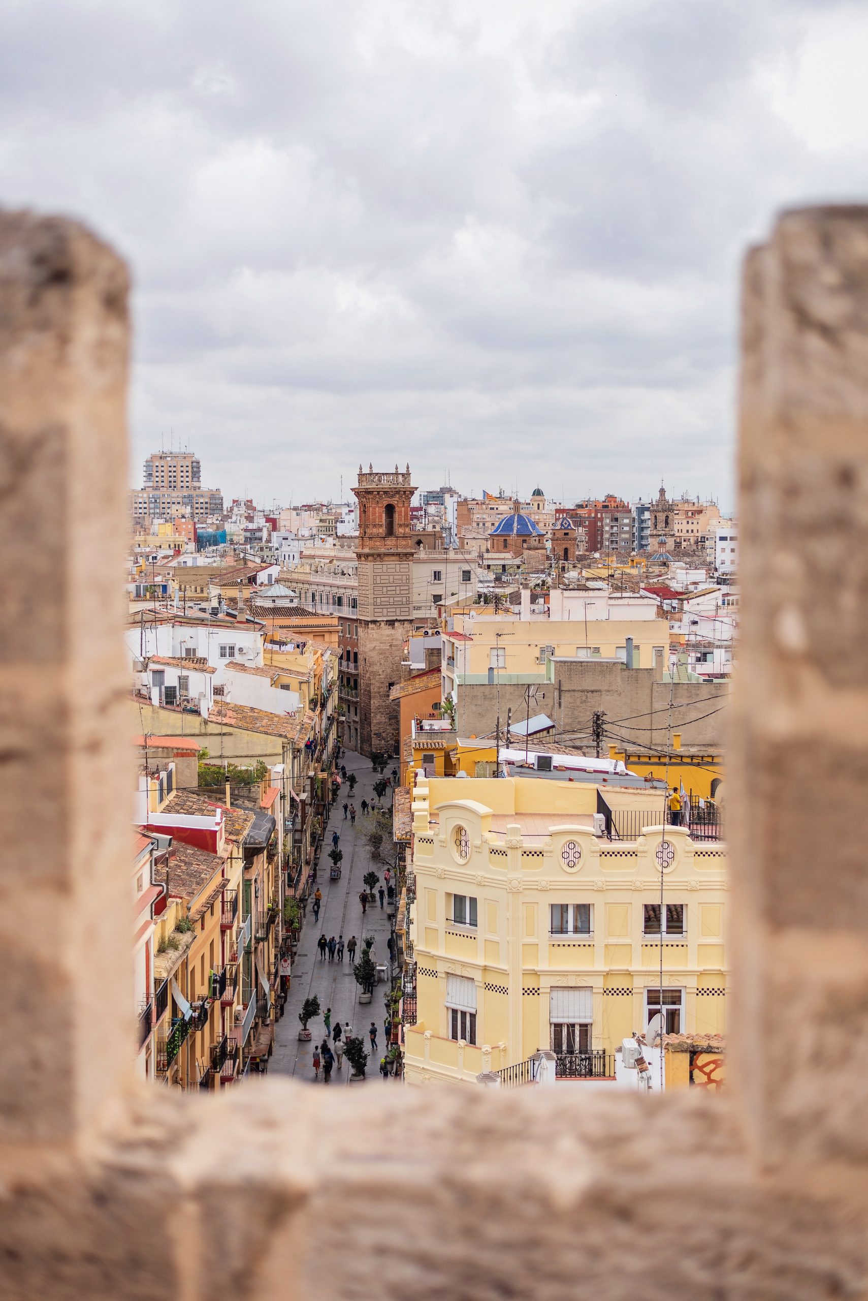 Vista de Valencia desde las Torres de Serrano