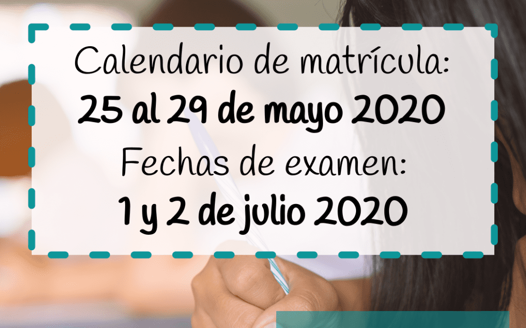 Pruebas de Acceso a Grado Superior 2020