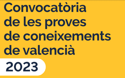 Convocatoria de Pruebas de Valenciano 2023: Requisitos, Plazos y Fechas de Examen JQCV