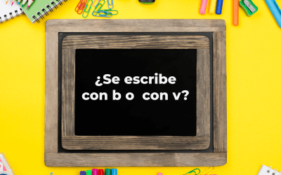 ¿Se escribe con b o con v? Guía básica de ortografía para la PAU