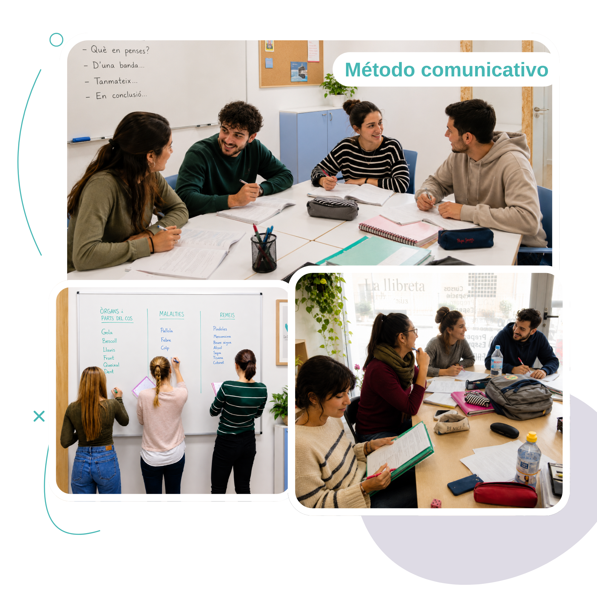 Método comunicativo en las clases de valenciano de Academia La Llibreta